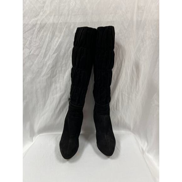 Prada Black Suede Boots size 39 - Picture 4 of 9